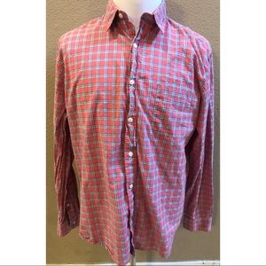 Faherty Plaid Button Down Size XL